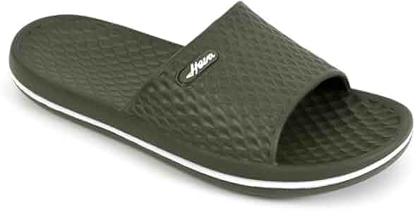 Amazon.com | FUNKYMONKEY Mens Bathroom Shower Slippers